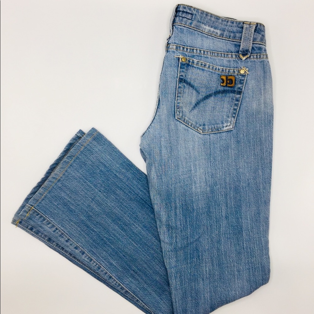 Joe's Jeans Bootcut Low Rise Blue Denim W27 Short